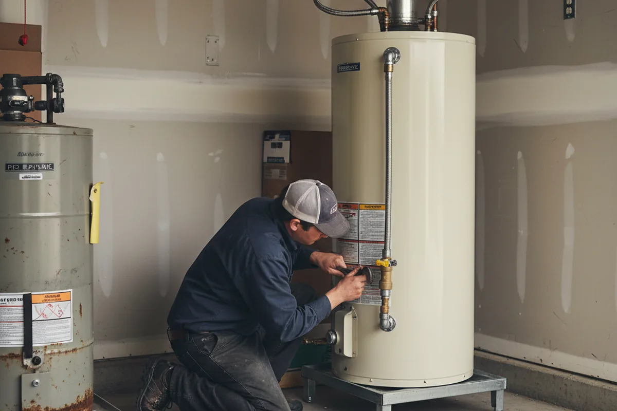 Water heater and shutoff valve replacement in Fort Walton Beach